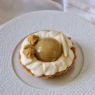 Tarte poire / noisettes