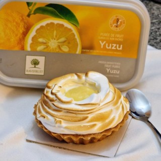 Tarte  yuzu meringuée