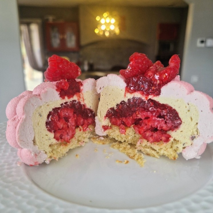 Le Framboise pistache